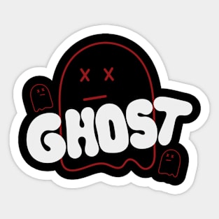 T-shirt Ghost Simple for Daily and Gift Sticker